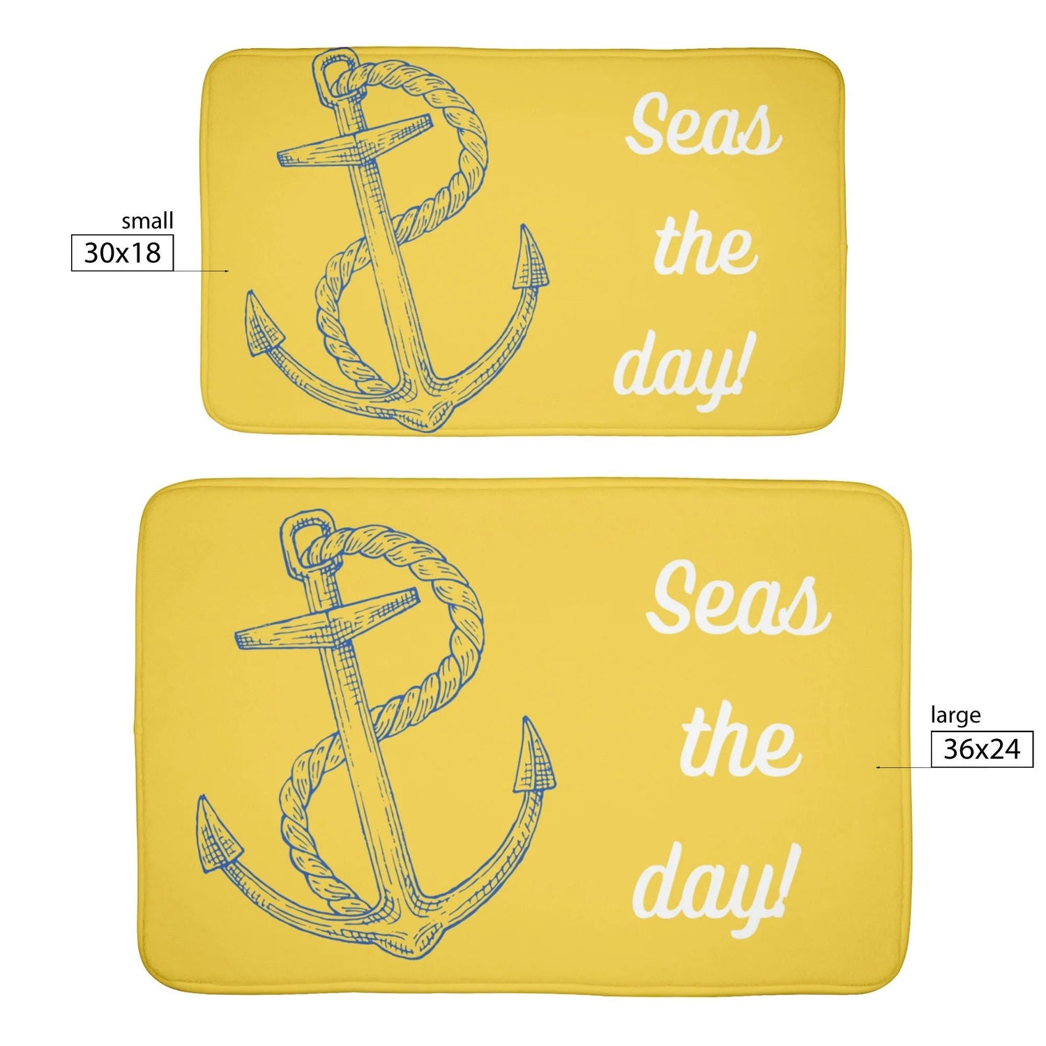 Coastal Retreat Bath Mats - Creative Coastal Decor