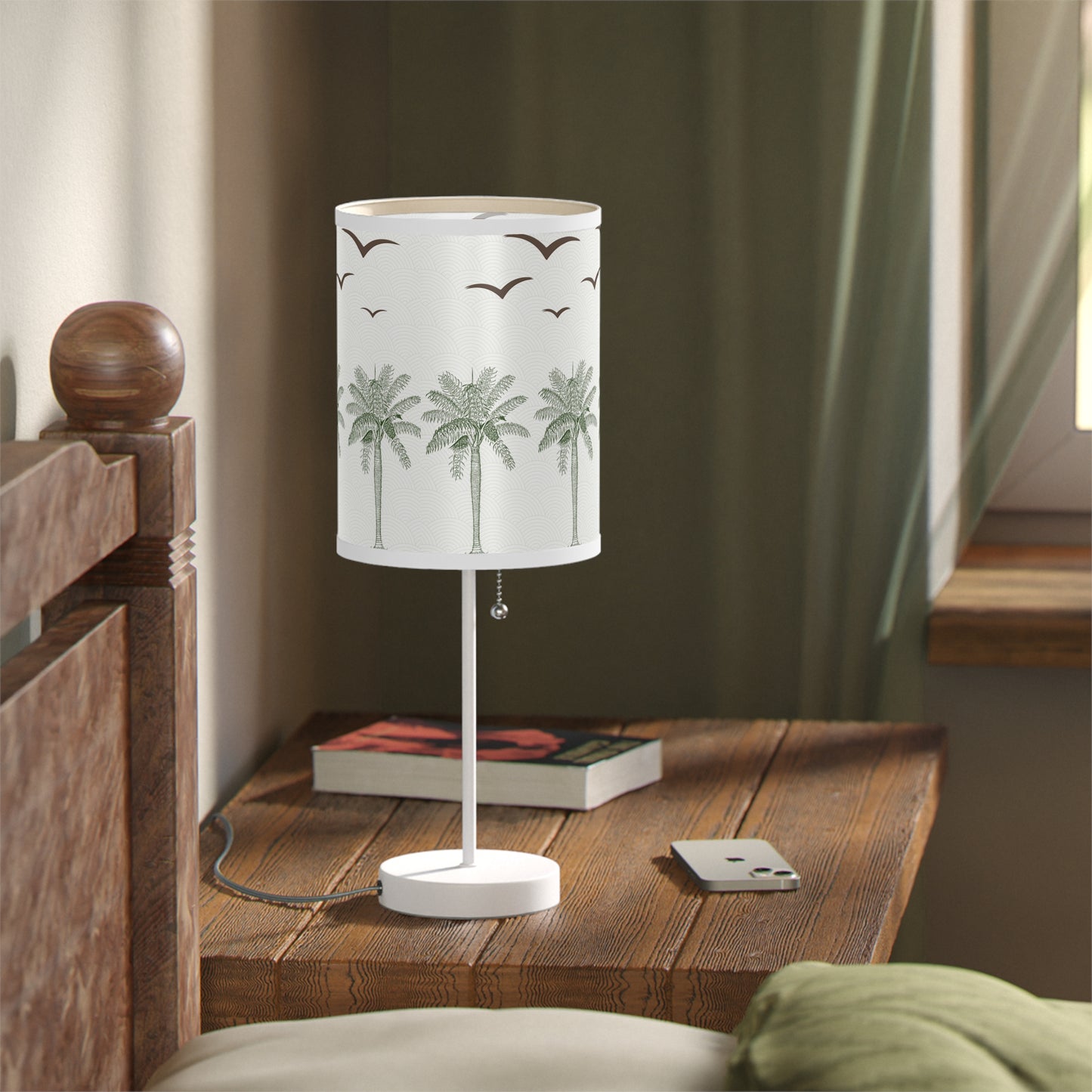 Three Palm Trees Lamp on a Stand, US|CA plug