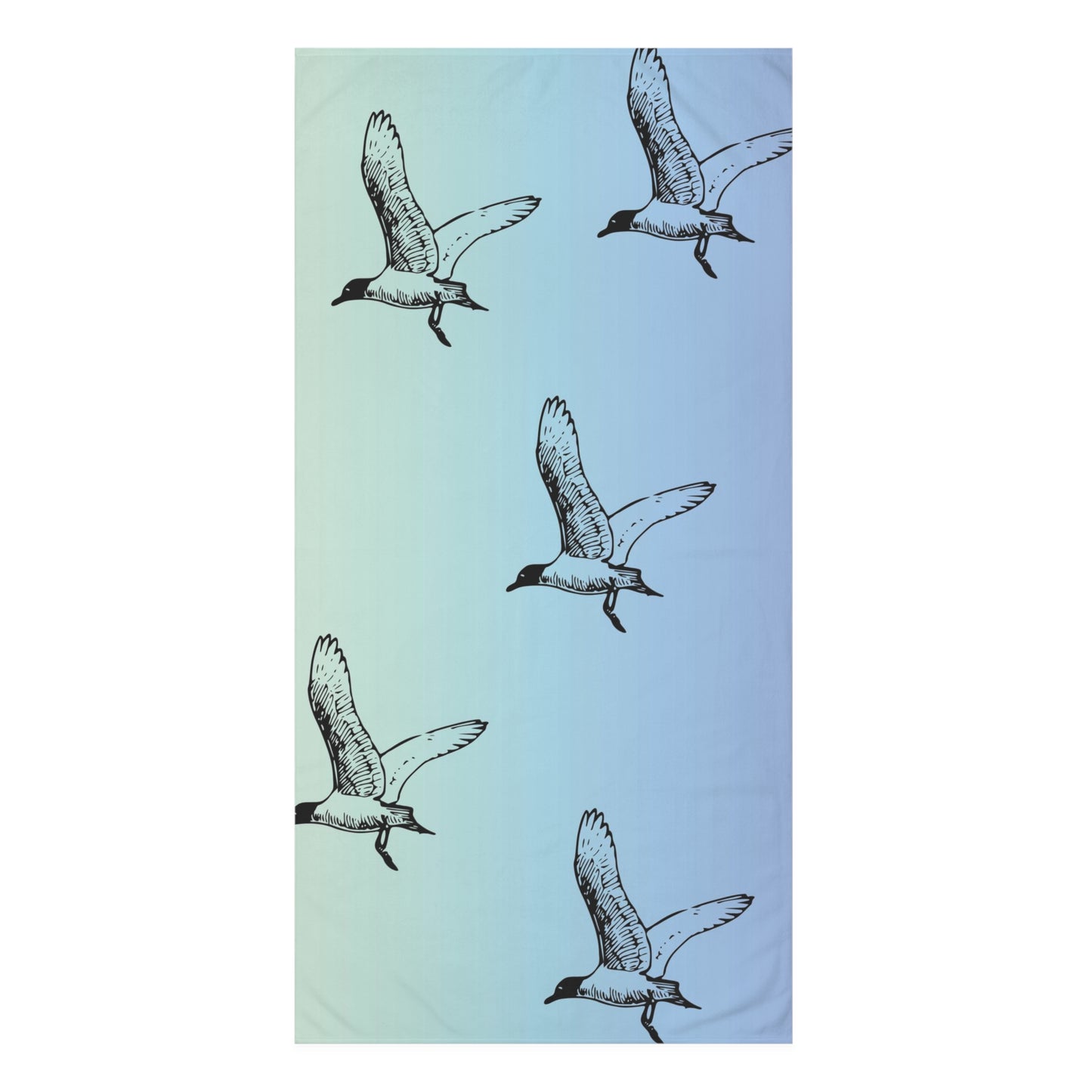 Seagulls Mink-Cotton Bathroom Towel