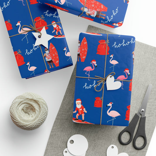 Surfin' Santa Wrapping Papers