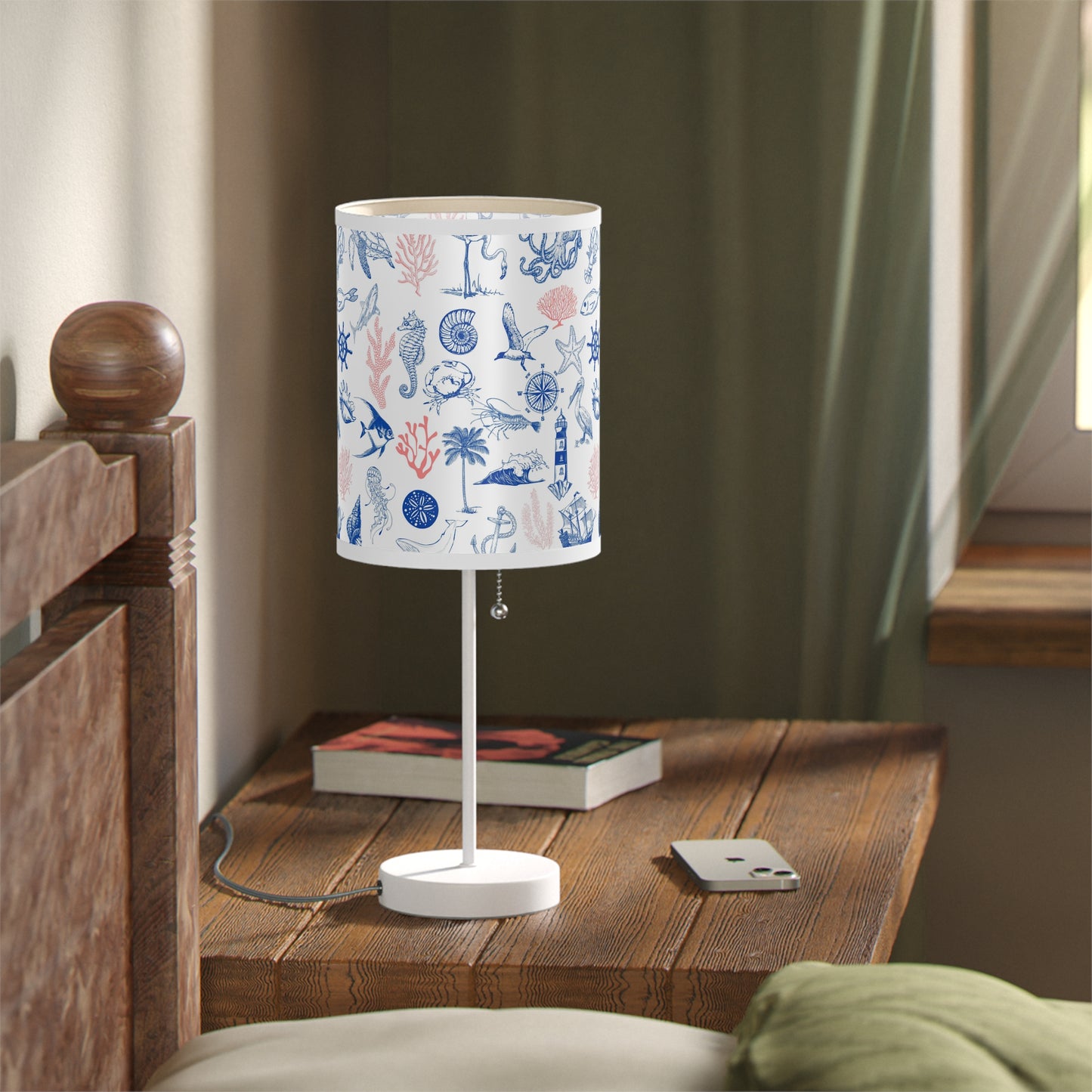 Coastal Carolina Lamp on a Stand, US|CA plug