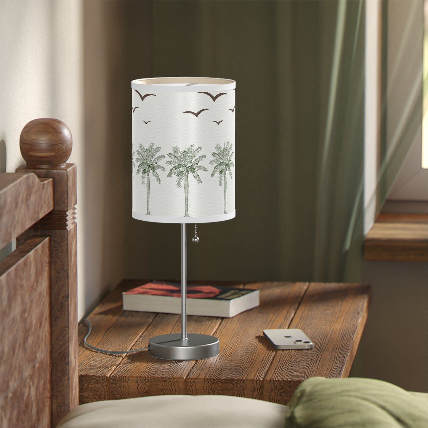 Three Palm Trees Lamp on a Stand, US|CA plug