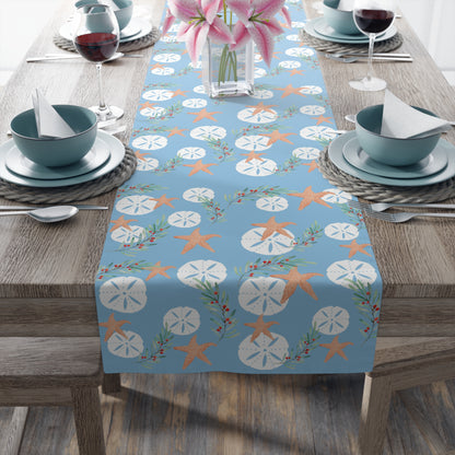 Star Fish, Sand Dollars and Holly Table Runner