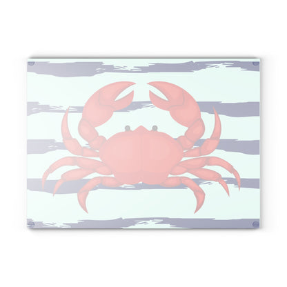 Crab Glass Cutting Board