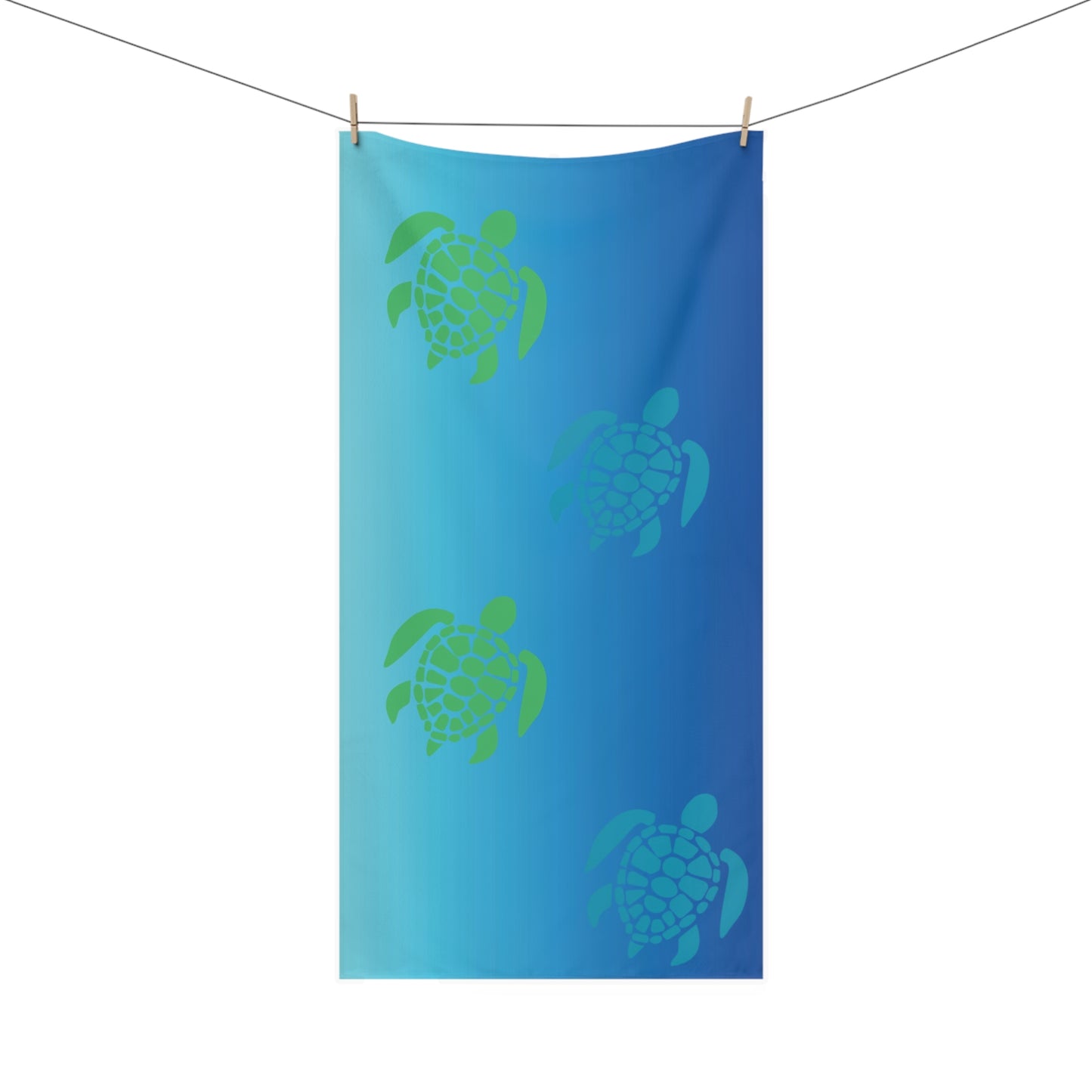 Sea Turtles Mink-Cotton Bathroom Towel