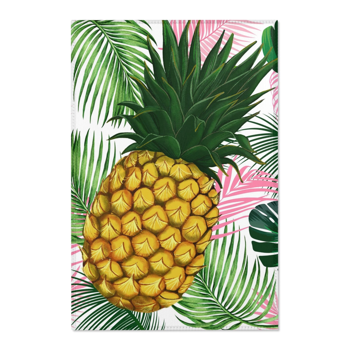 Tropical Pineapple Area Rugs