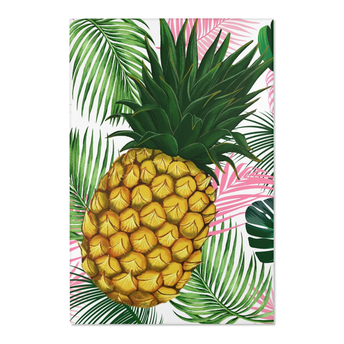 Tropical Pineapple Area Rugs