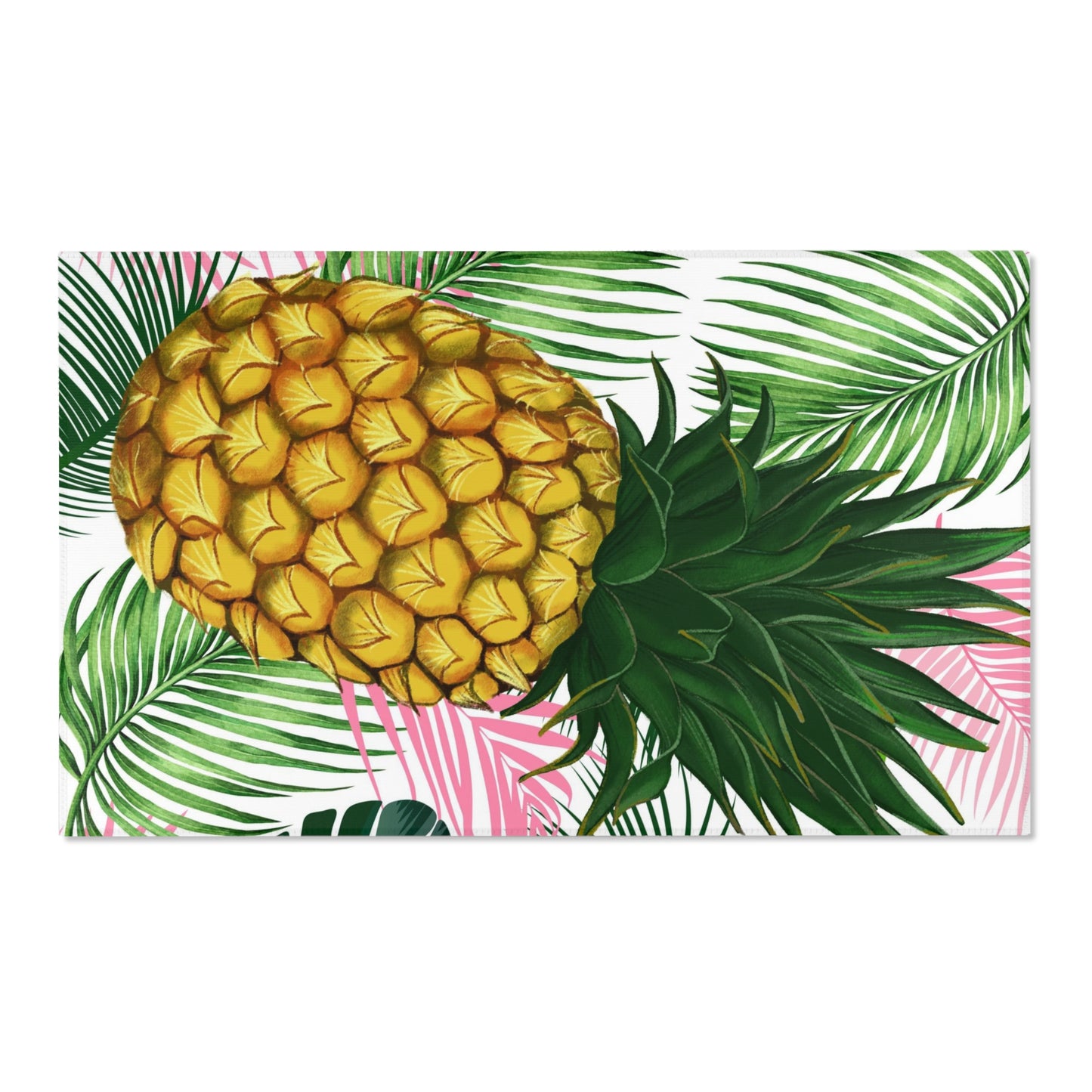 Tropical Pineapple Area Rugs