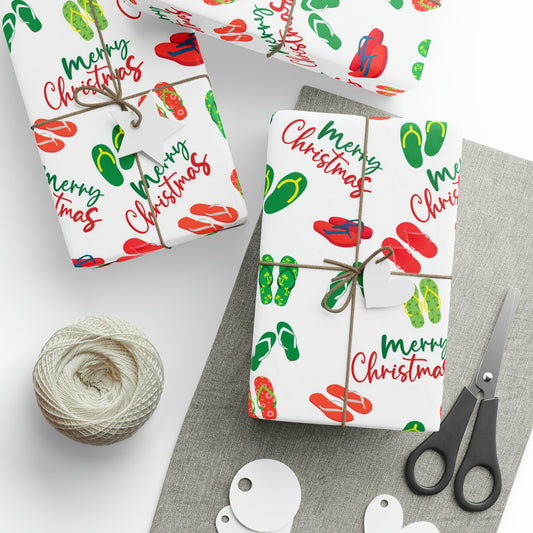 Flip Flop Christmas Wrapping Papers