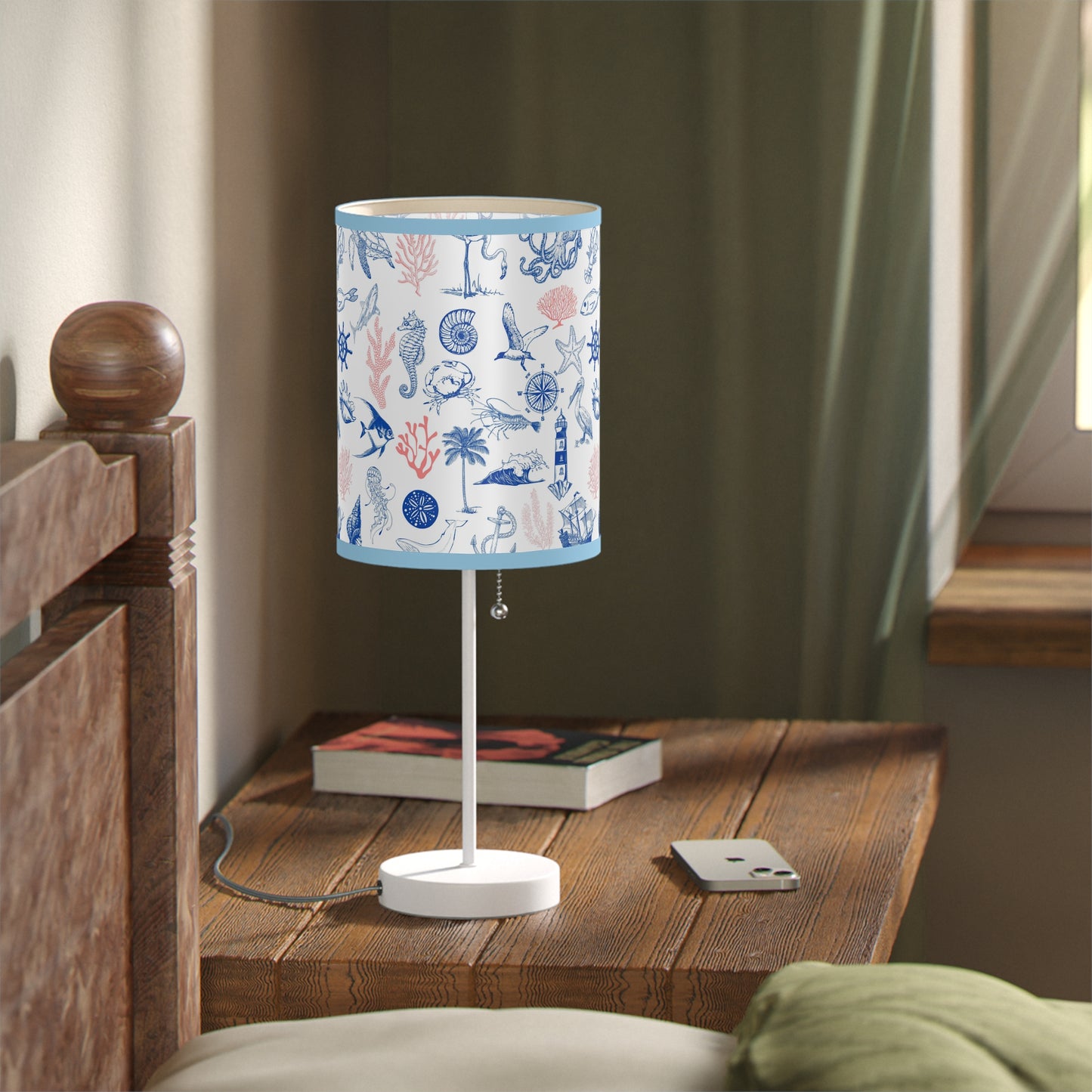 Coastal Carolina Lamp on a Stand, US|CA plug