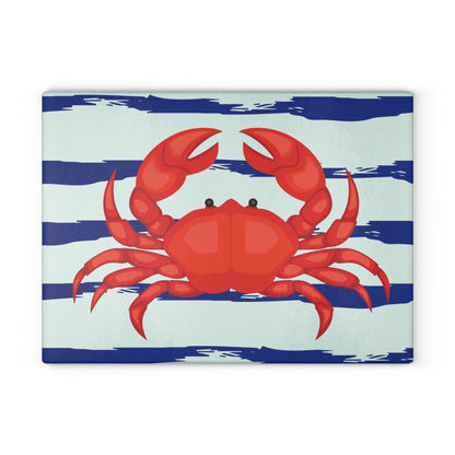 Crab Glass Cutting Board