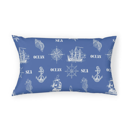 Blue Nautical Pillow Sham