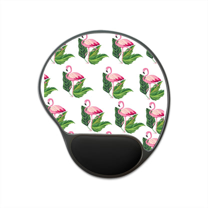 Flamingo's Mouse Pad With Wrist Rest