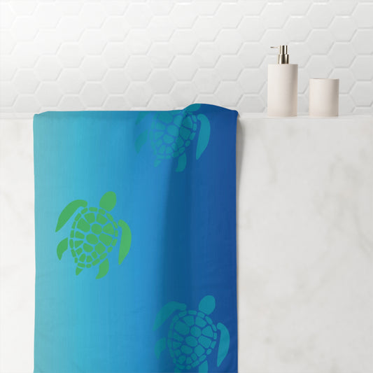 Sea Turtles Mink-Cotton Bathroom Towel