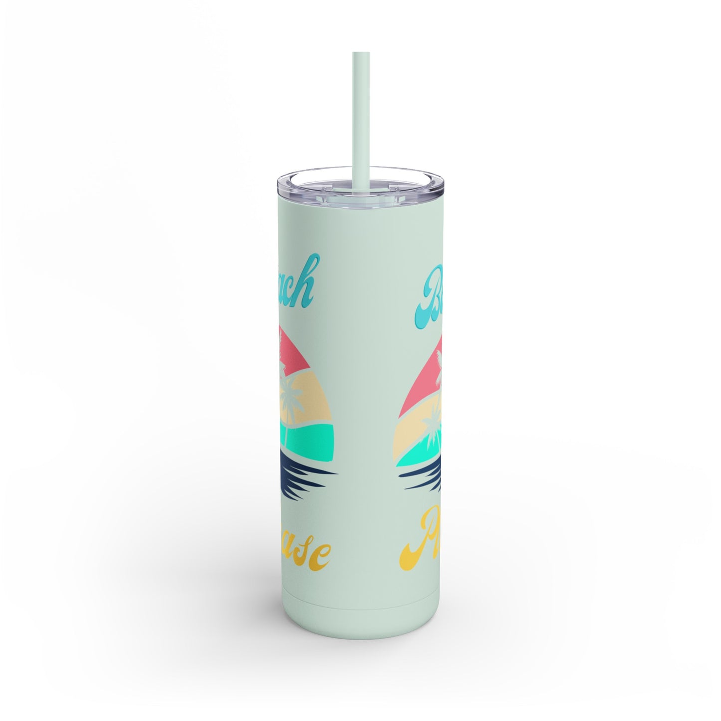 Beach Please Maars Maker Skinny Matte Tumbler, 20oz