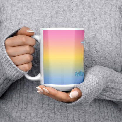 Coffee….til Cocktails neon Coffee Mug - 15oz