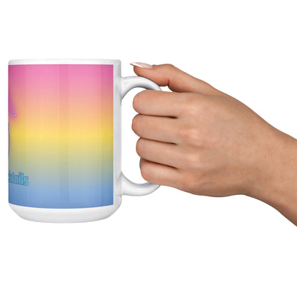 Coffee….til Cocktails neon Coffee Mug - 15oz