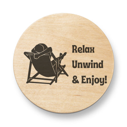 Relax, Unwind & Enjoy Bottle Opener