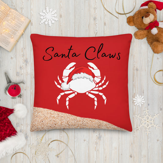 Santa Claws Premium Pillow