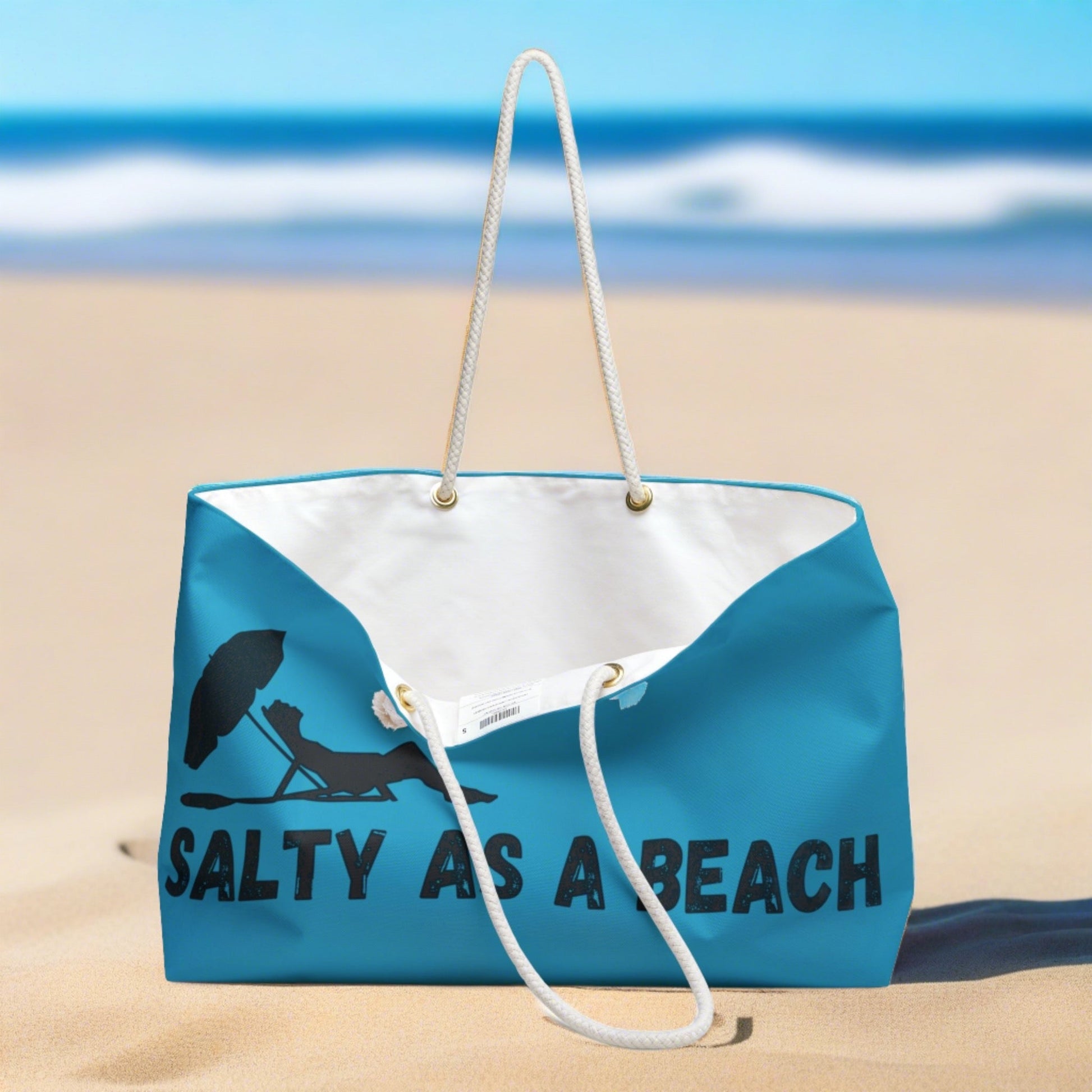 "Salty As A Beach" Weekender Bag - Creative Coastal Decor