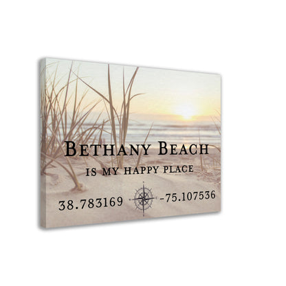 Personalized Beach Location Sign