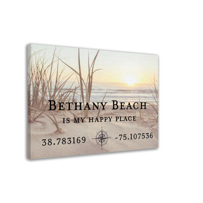 Personalized Beach Location Sign