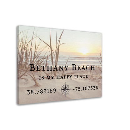 Personalized Beach Location Sign